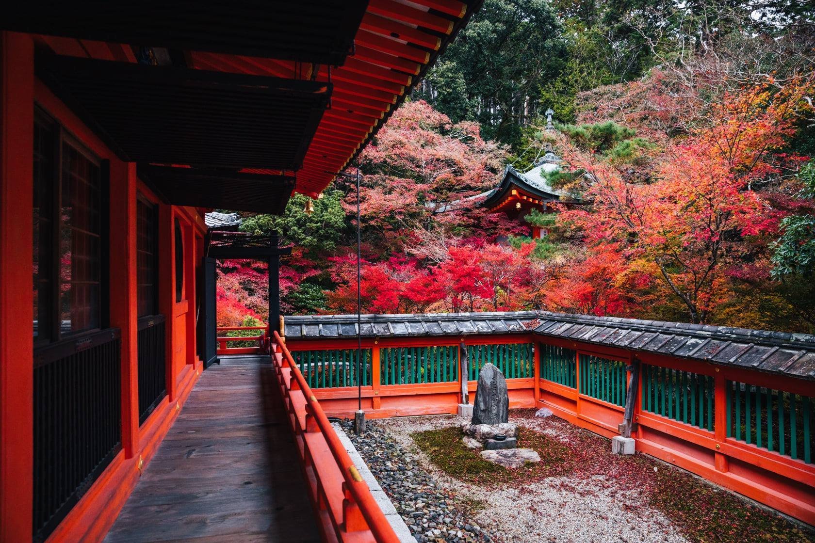 Bishamondo temple hall