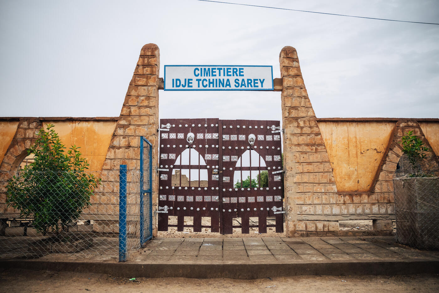 Cemetery gate in Timbuktu
