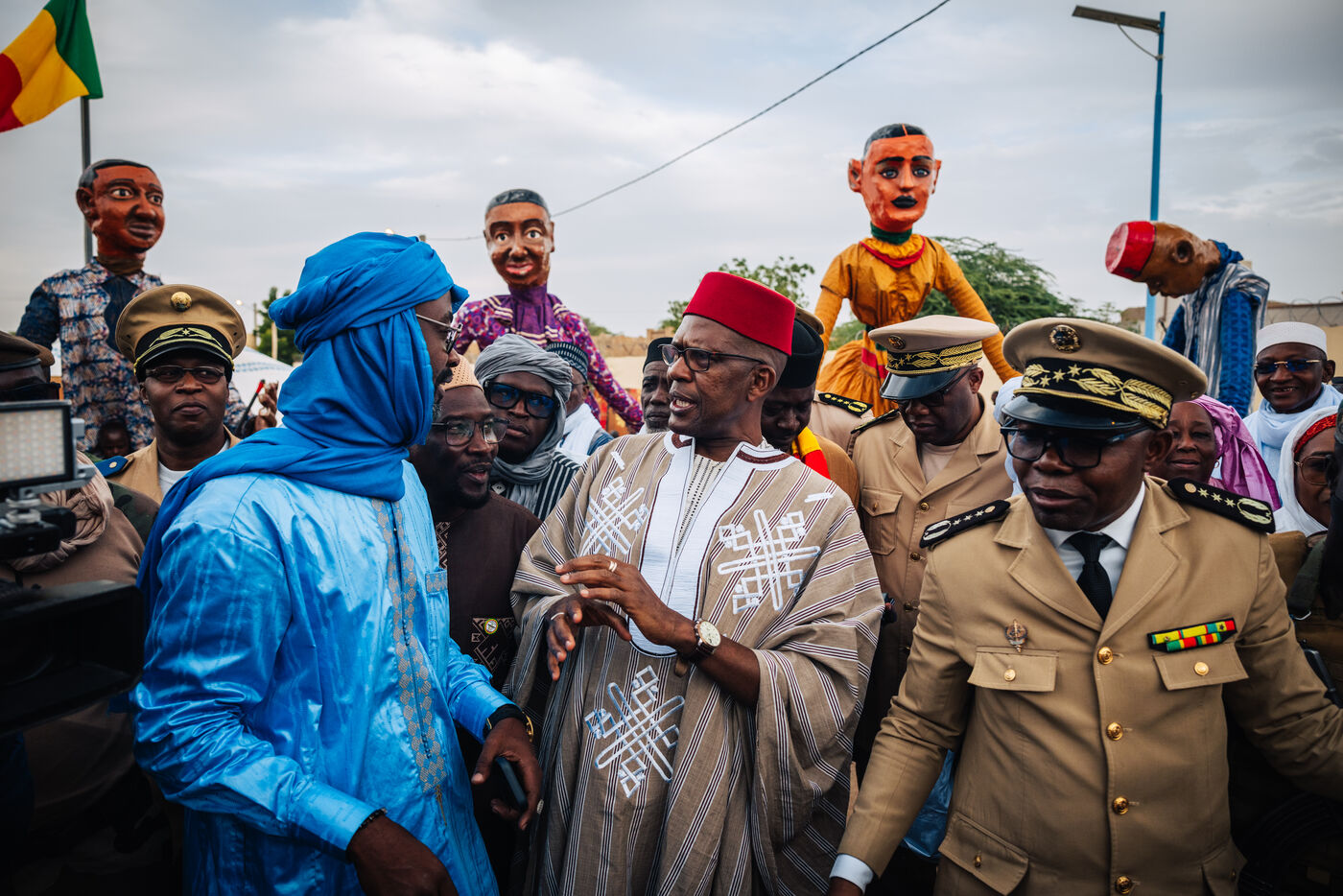 Dignitaries and officials at opening ceremony
