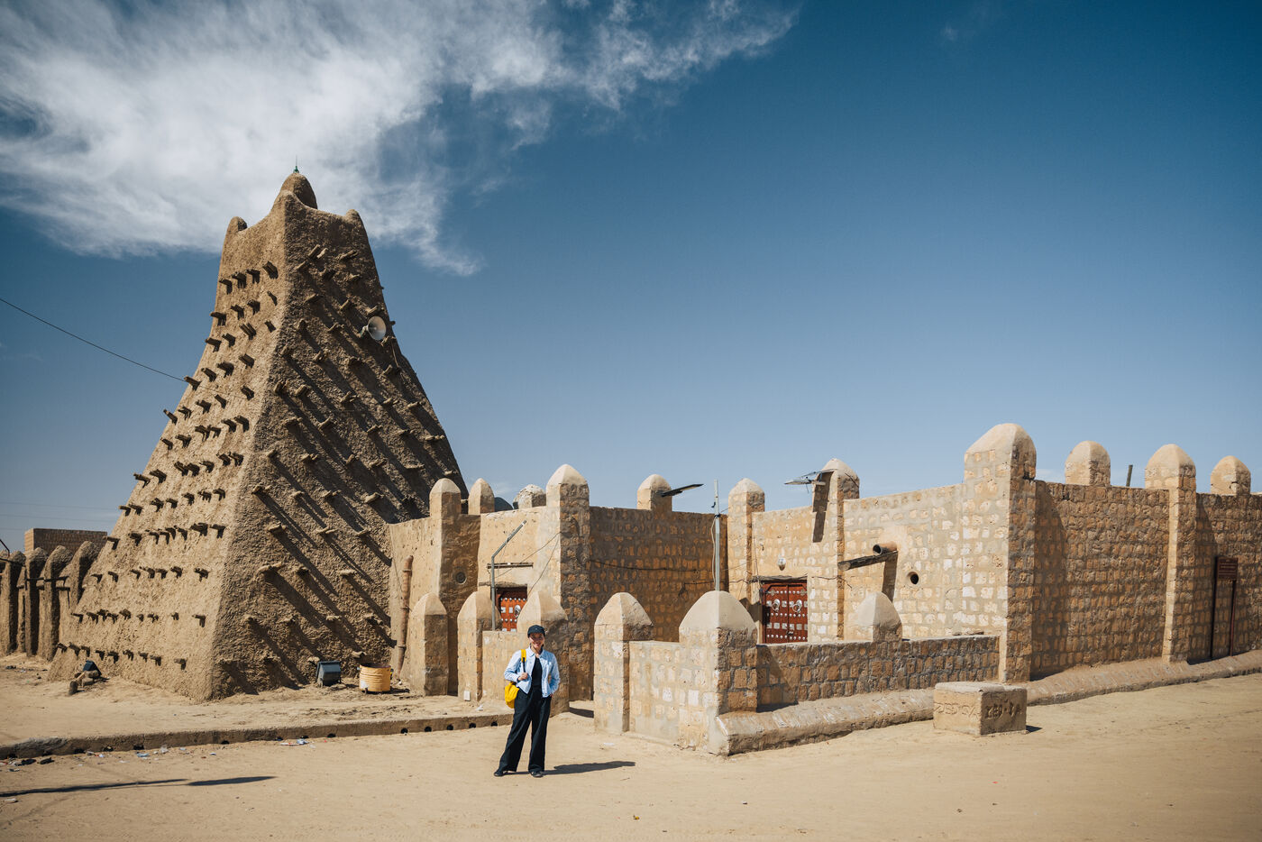 Person at Sankore Mosque